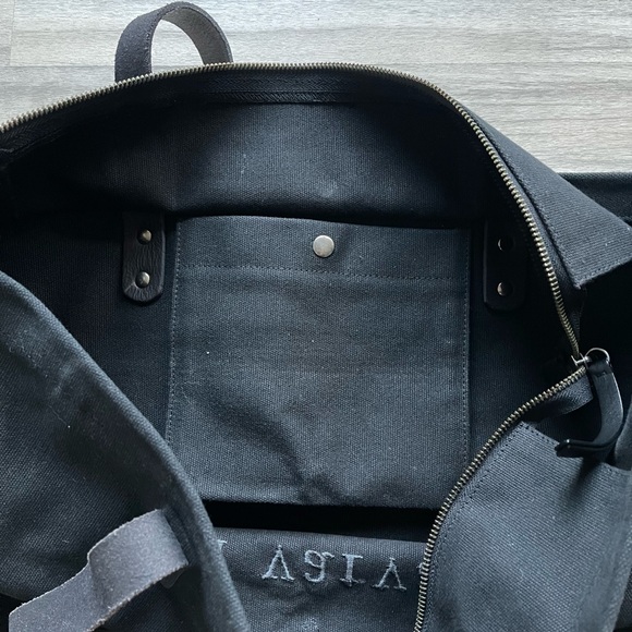 John Varvatos Large Canvas Tote Bag - Picture 5 of 7